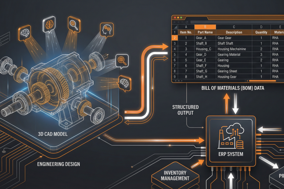 CAD to BOM automation pipeline