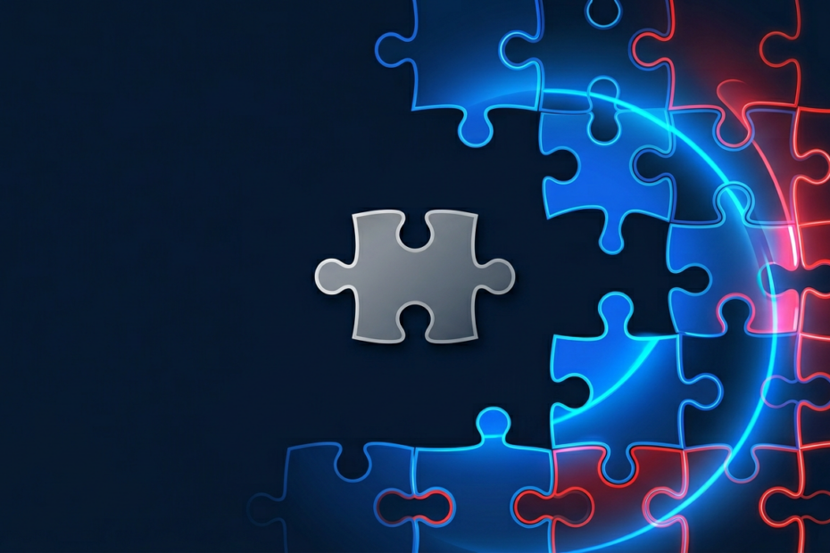Puzzle metaphor showing inventory planning as one piece of the full manufacturing operations picture